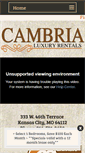 Mobile Screenshot of cambriaapts.com